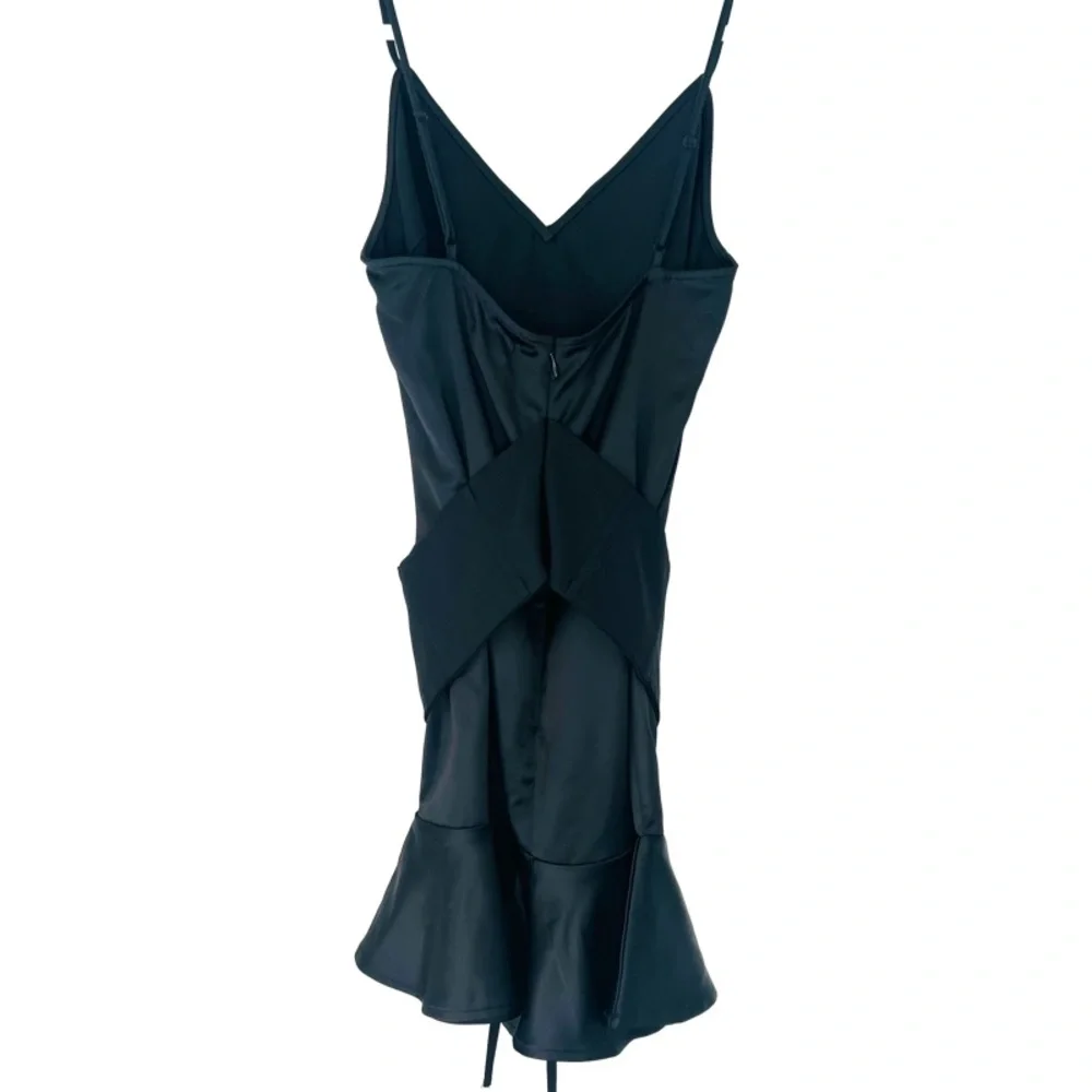 🛑SOLD REVOLVE NBD Annie Corset Mini Ruffle Dress in Black Size XS - Picture 6 of 9